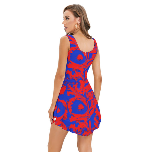 All-Over Print Women's Tank Top Dress