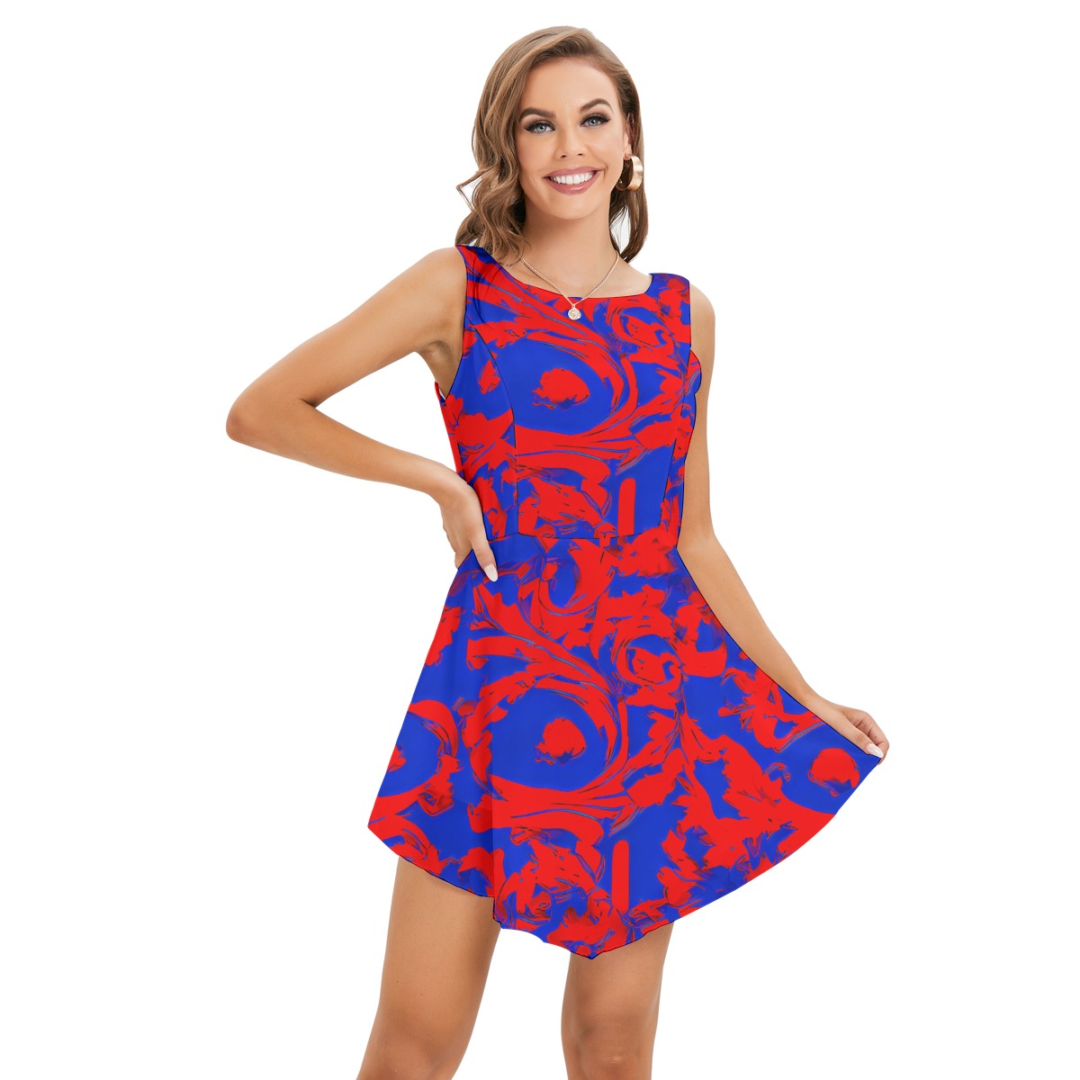 All-Over Print Women's Tank Top Dress