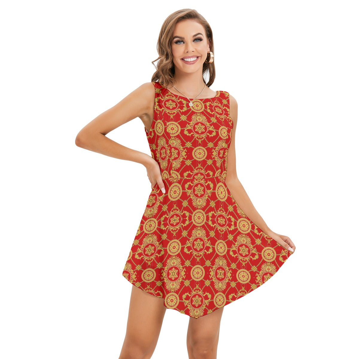 All-Over Print Women's Tank Top Dress